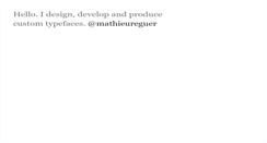 Desktop Screenshot of mathieureguer.com